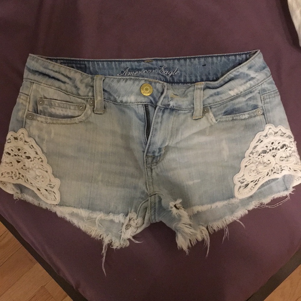 American eagle, soft stretch shorts.
